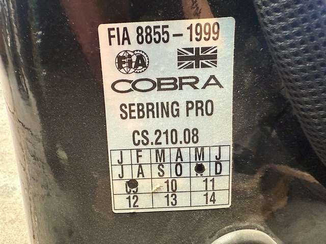 Set racestoelen cobra, sebring pro cs.210.08, bouwjaar 1999 - afbeelding 6 van  6