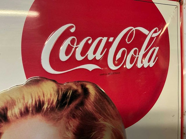 Set reclameborden coca cola (2x) - afbeelding 2 van  3