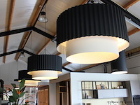 Set ribbel-drum hanglampen - afbeelding 1 van  10