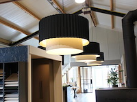 Set ribbel-drum hanglampen - afbeelding 3 van  10