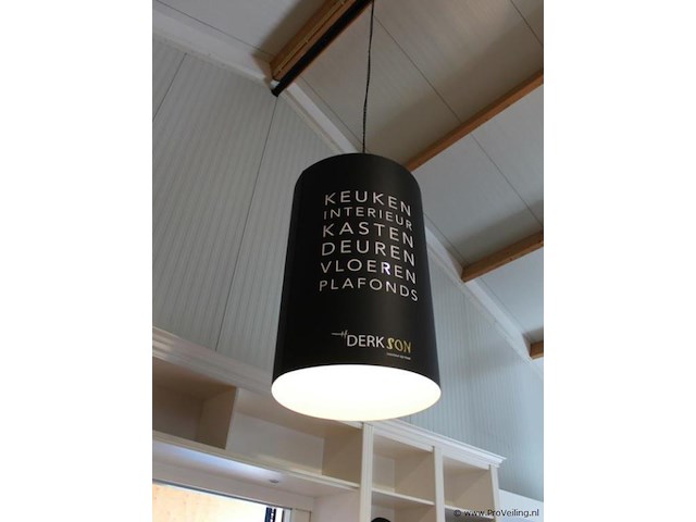 Set ribbel-drum hanglampen - afbeelding 5 van  10