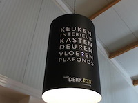 Set ribbel-drum hanglampen - afbeelding 5 van  10