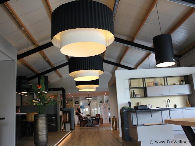 Set ribbel-drum hanglampen - afbeelding 10 van  10