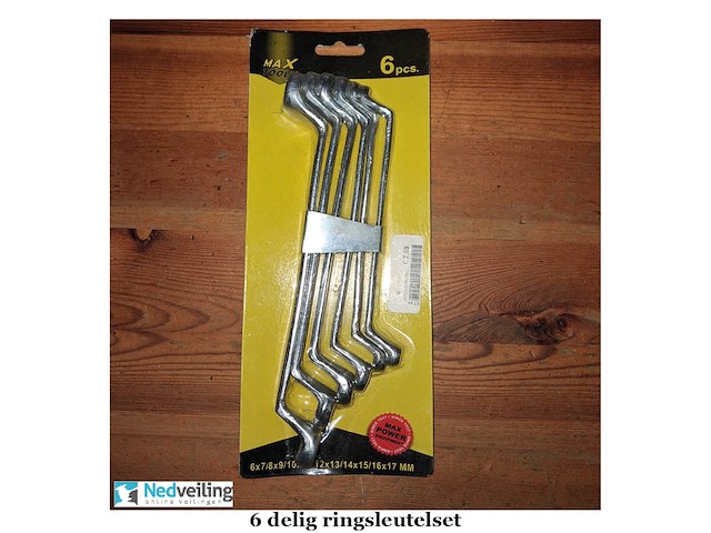 Set ringsleutels 6 delig (doos-q) - afbeelding 1 van  3