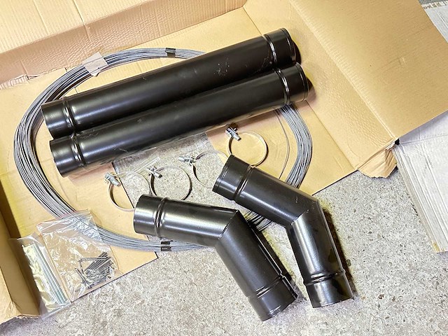 Set rookgasafvoerbuizen (2x) - afbeelding 1 van  6