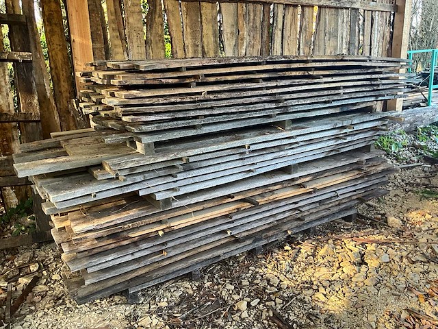 Set rustieke eikenhoutplanken - afbeelding 1 van  6