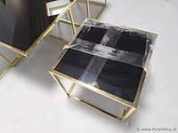 Set salontafels - ca. 90x90x43 cm en 44x44x40 cm - afbeelding 5 van  5