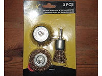 Set staalborstels voor boormachine (doos-q) - afbeelding 2 van  3