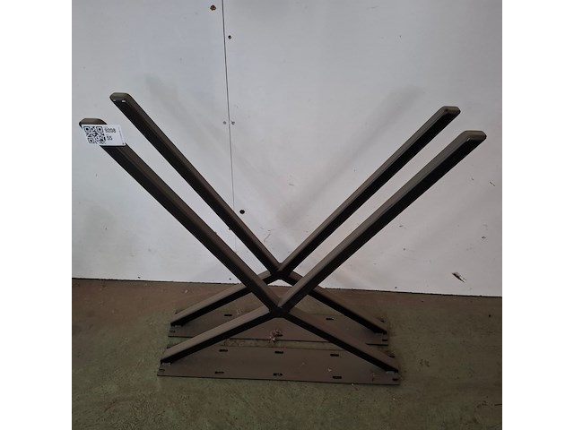 Set tafelpoten zwart - afbeelding 1 van  3