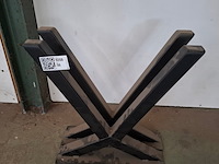 Set tafelpoten zwart - afbeelding 1 van  3
