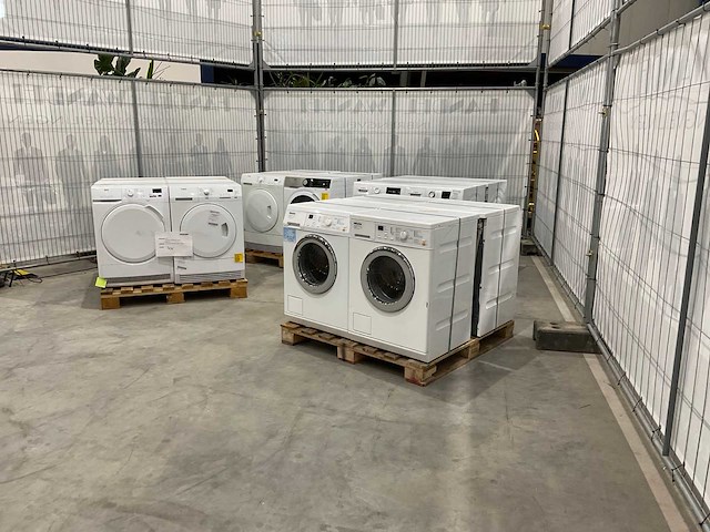 Set van 16 wasmachines en wasdrogers - gereviseerd b - afbeelding 3 van  21