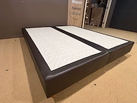 Set van 2 boxen met binnenvering, zwart / bruin - afbeelding 2 van  7