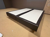 Set van 2 boxen met binnenvering, zwart / bruin - afbeelding 3 van  7