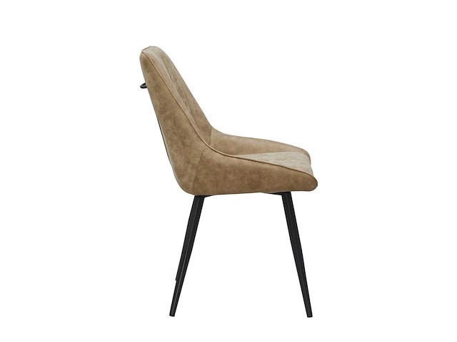 Set van 2 eetkamerstoel kuip beige - afbeelding 6 van  6