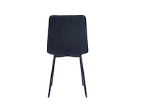 Set van 2 eetkamerstoel kuip zwart - afbeelding 3 van  4