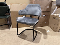 Set van 2 eetkamerstoelen label51, otta, grijs - afbeelding 1 van  5