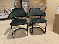 Set van 2 eetkamerstoelen label51, otta, groen - afbeelding 1 van  5