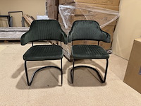Set van 2 eetkamerstoelen label51, otta, groen - afbeelding 2 van  5