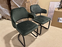 Set van 2 eetkamerstoelen label51, otta, groen - afbeelding 4 van  5