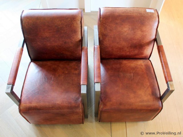 Set van 2 fauteuils/diningstoelen - afbeelding 2 van  4