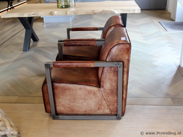 Set van 2 fauteuils/diningstoelen - afbeelding 3 van  4