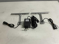 Set van 2 halogeenlampen inclusief trafo en voetschakelaar (2x) - afbeelding 1 van  4