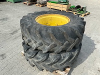 Set van 2 john deere w16l x 26 wielen met cultor as-agri 19 18.4-26 banden - afbeelding 1 van  6