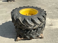 Set van 2 john deere w16l x 26 wielen met cultor as-agri 19 18.4-26 banden - afbeelding 3 van  6