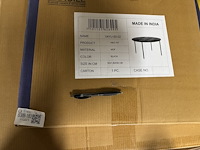 Set van 2 salontafel, zwart mdf - afbeelding 2 van  2