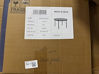 Set van 2 salontafels, bruin - afbeelding 6 van  6