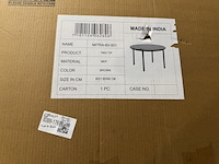 Set van 2 salontafels, bruin - afbeelding 6 van  6