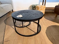 Set van 2 salontafels zwart - afbeelding 2 van  6