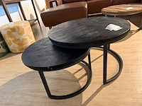 Set van 2 salontafels zwart - afbeelding 3 van  6