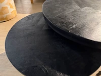 Set van 2 salontafels zwart - afbeelding 5 van  6