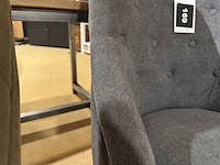 Set van 3 eetkamerstoelen, grijs + bruin + groen - afbeelding 5 van  5