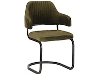 Set van 3 eetkamerstoelen label51, otta, army - afbeelding 1 van  3