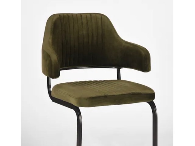 Set van 3 eetkamerstoelen label51, otta, army - afbeelding 2 van  3