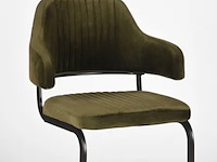 Set van 3 eetkamerstoelen label51, otta, army - afbeelding 2 van  3