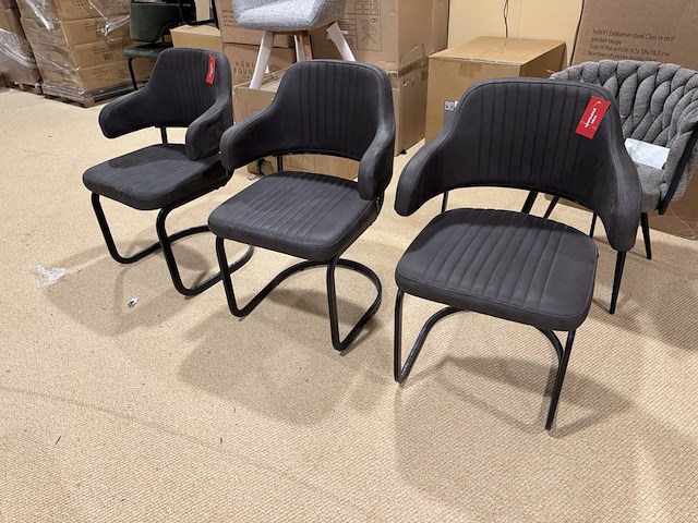 Set van 3 eetkamerstoelen - afbeelding 1 van  7