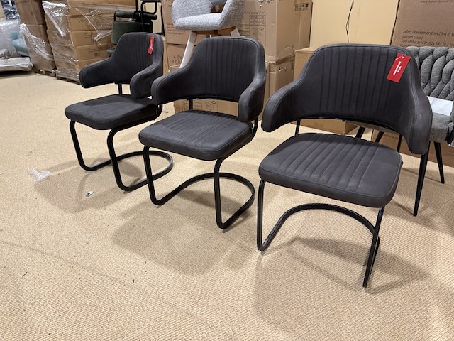 Set van 3 eetkamerstoelen - afbeelding 2 van  7