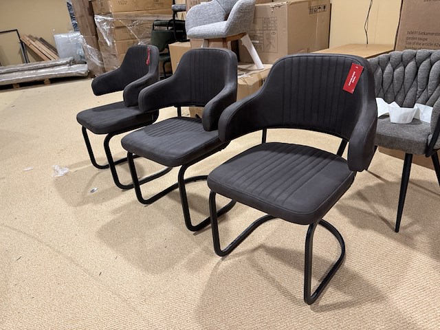 Set van 3 eetkamerstoelen - afbeelding 3 van  7