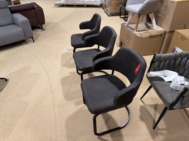 Set van 3 eetkamerstoelen - afbeelding 4 van  7