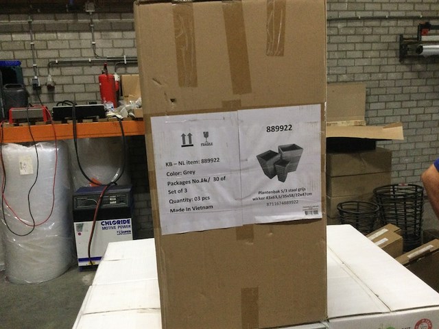 Set van 3 plantenbakken, 889922, grijs - afbeelding 2 van  2