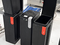 Set van 3 stevige gerecyclede vuilnisbakken, bonton - afbeelding 3 van  5