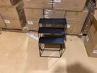 Set van 3 wandrekken, zwart - afbeelding 1 van  4
