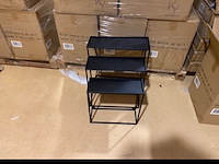 Set van 3 wandrekken, zwart - afbeelding 1 van  4