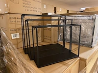 Set van 3 wandrekken, zwart - afbeelding 3 van  8