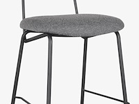 Set van 4 barstoelen, grijs - afbeelding 1 van  3