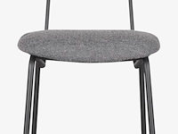 Set van 4 barstoelen, grijs - afbeelding 2 van  3