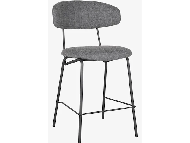 Set van 4 barstoelen, grijs - afbeelding 1 van  4